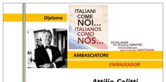 Attilio Colitti, Console Onorario Governo di Santa Catarina