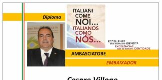 Cesare Villone, Presidente della Camera Italo Brasiliana di Fortaleza (CE).