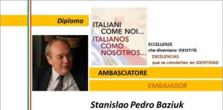 Stanislao Pedro Baziuk, Segretario Generale Camera di Commercio Italiana di Mendoza.